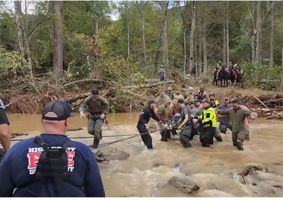 Western North Carolina Agency Releases Video Showing Local Responders' Hurricane Experience