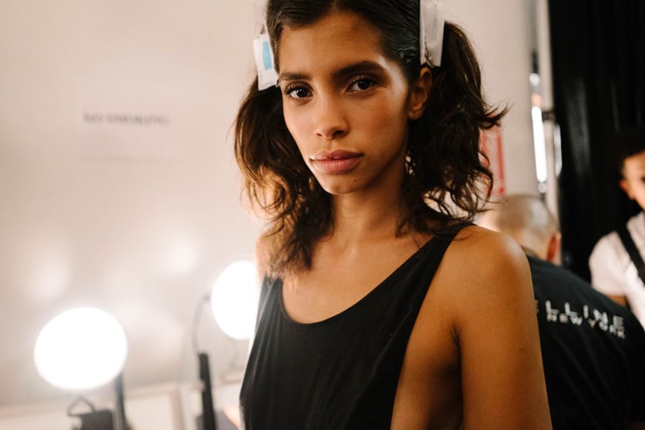 Joey George for Oribe at Band of Outsiders S/S '17