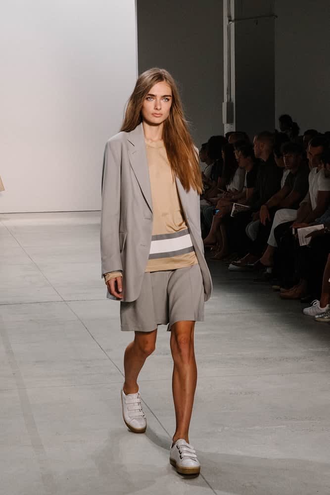 Joey George for Oribe at Band of Outsiders S/S '17