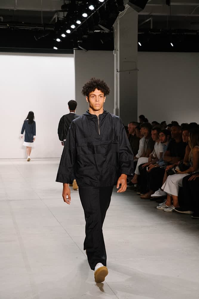 Joey George for Oribe at Band of Outsiders S/S '17