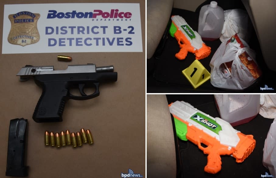 Boston Officers Sprayed with Squirt Gun, Find Real Gun After Stopping Suspect’s Vehicle
