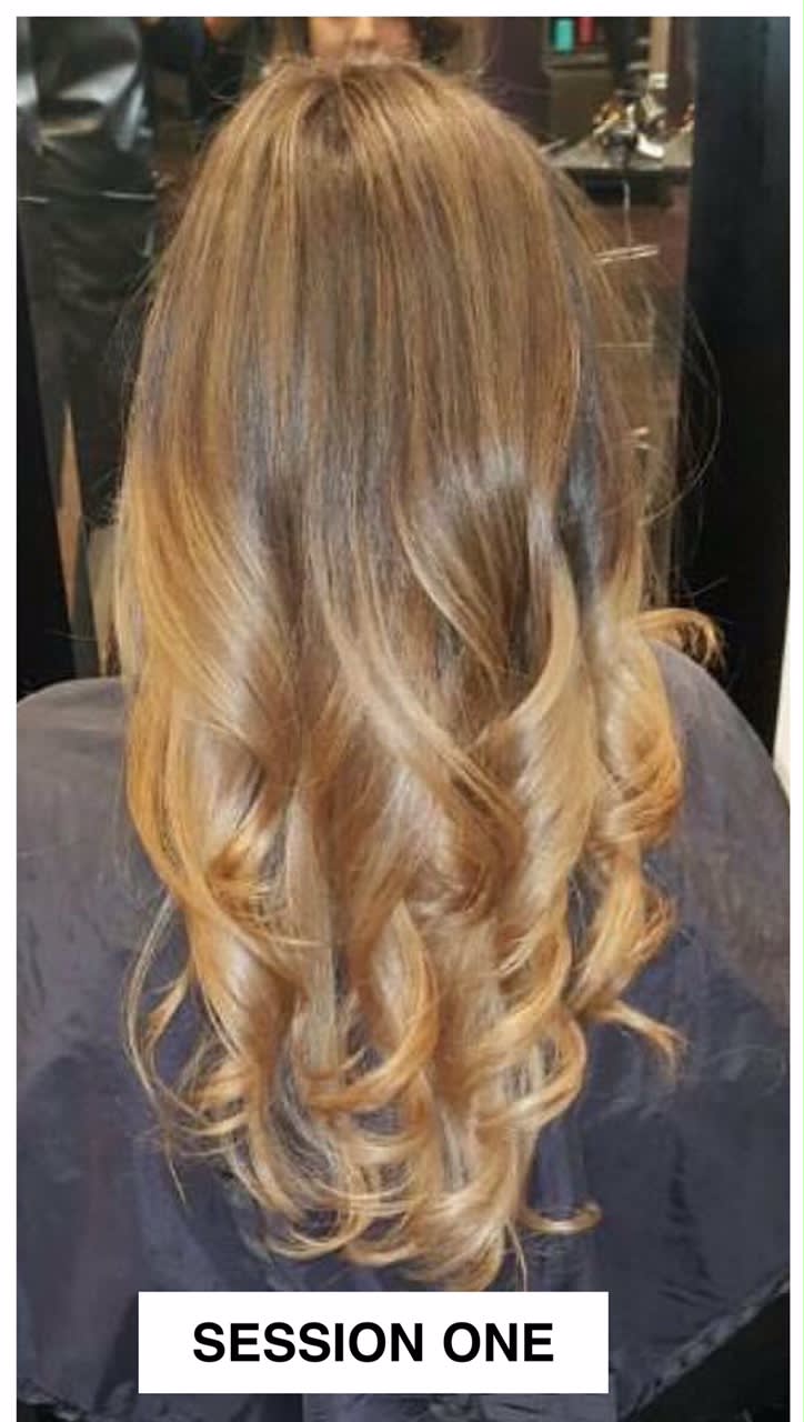 QUITE THE JOURNEY: Yellow Ombre To Bombshell Blonde
