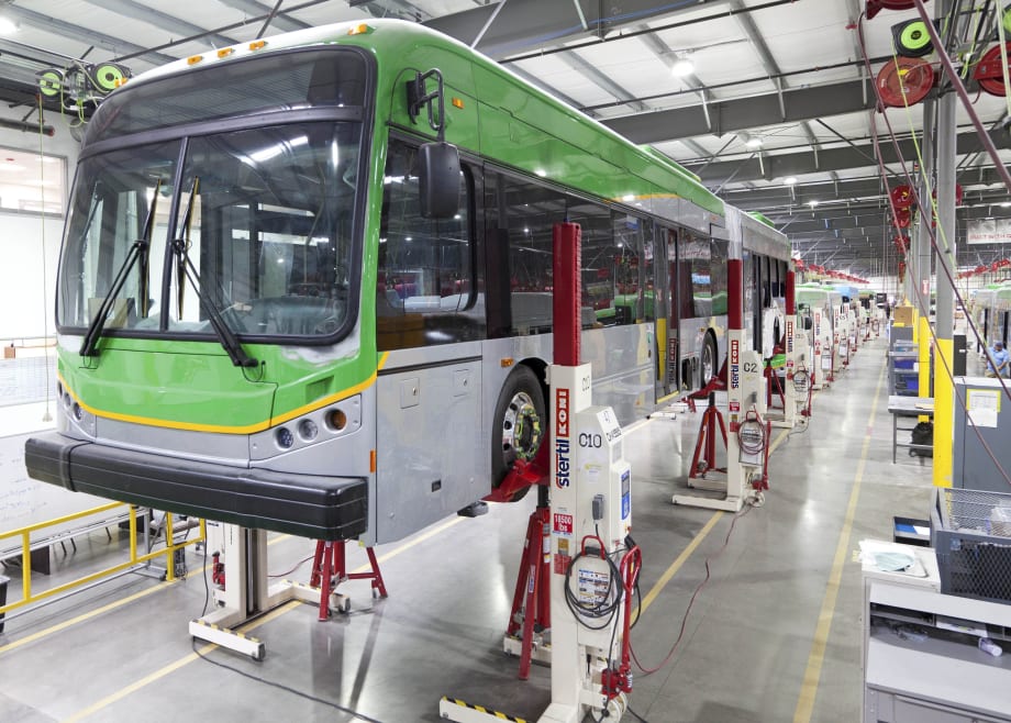 BYD taps Stertil-Koni lifts for bus manufacturing plant