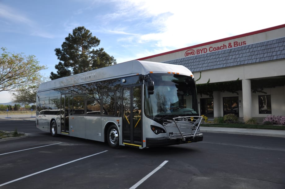 BYD electric bus approved for Canadian sales