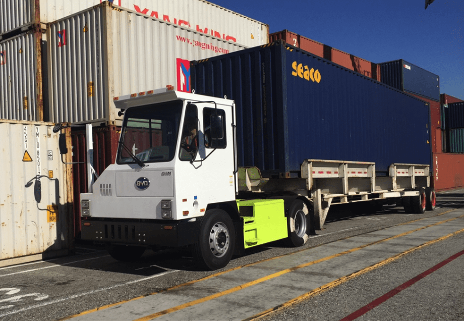 Electric Trucks Start Arriving at Southern California Freight, Rail Yards