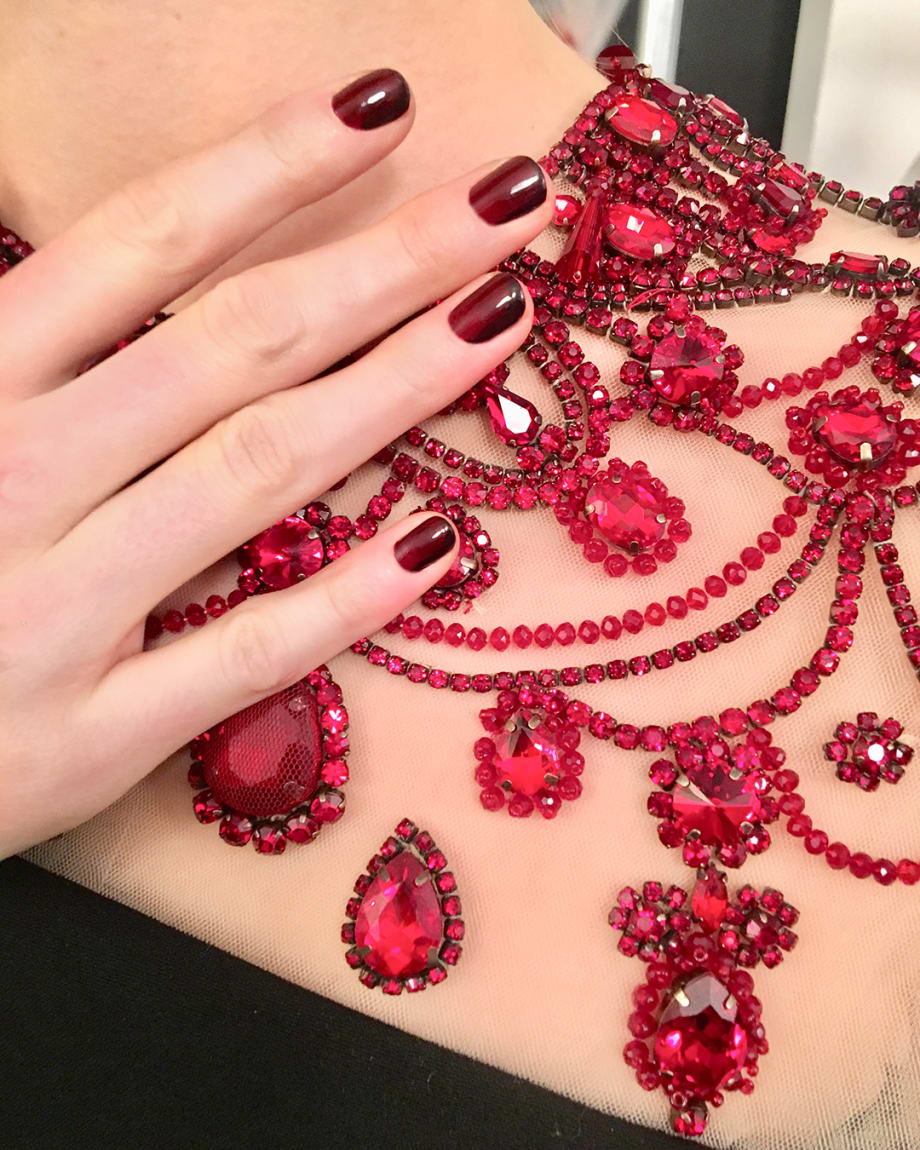 NYFW: Deborah Lippman Nail Art for Hugo Boss, Badgley Mishka