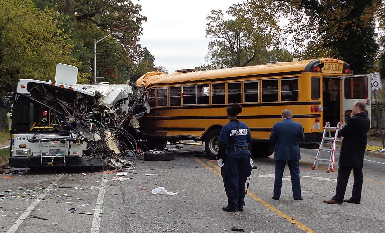 NTSB Issues 3 Recommendations in Response to Baltimore School Bus Crash