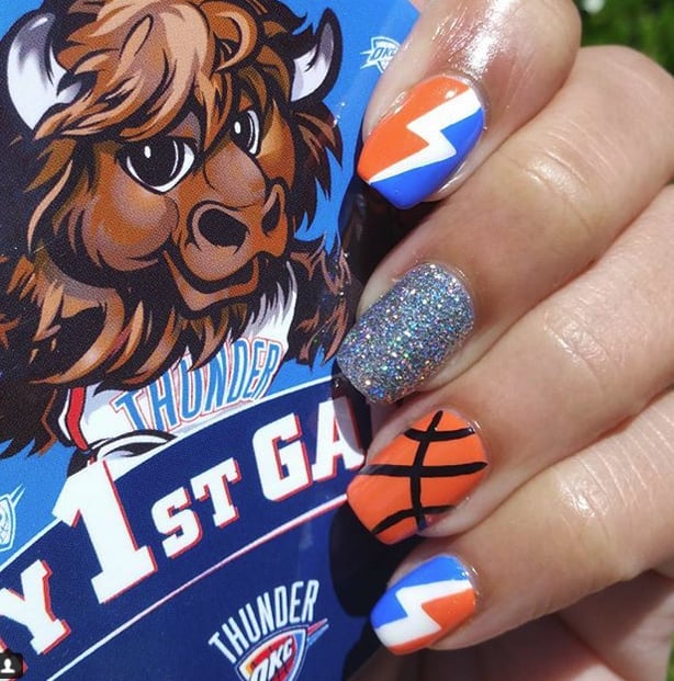 Basketball-Inspired Manis for March Madness