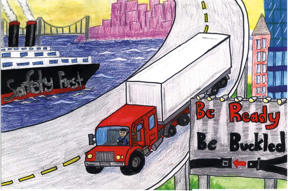 Winners Picked for FMCSA’s Seat Belt Art Contest