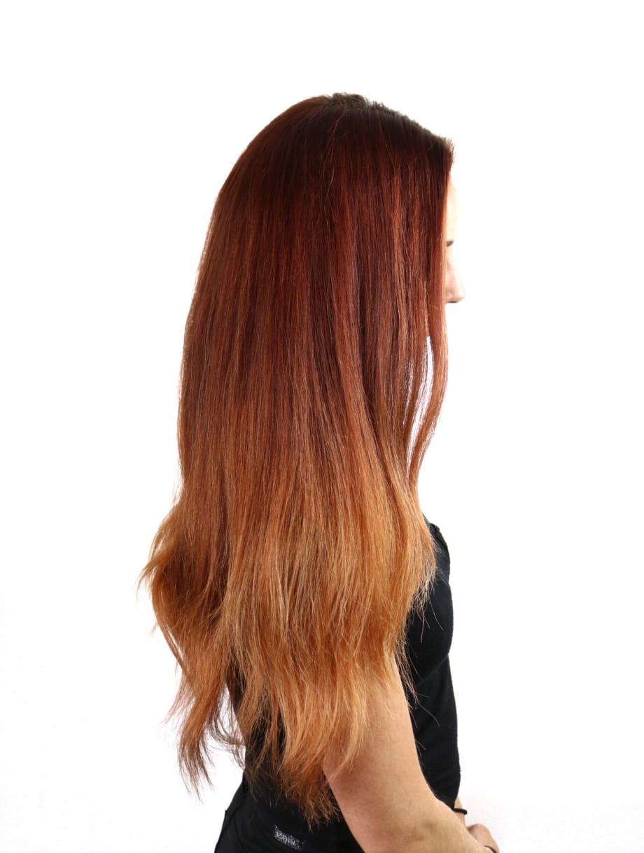 HOW-TO: All Over Crimson Subtle Color Melt Hair Color