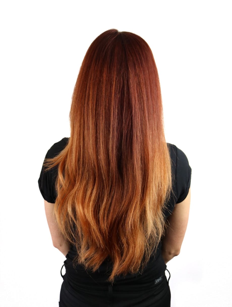 HOW-TO: All Over Crimson Subtle Color Melt Hair Color