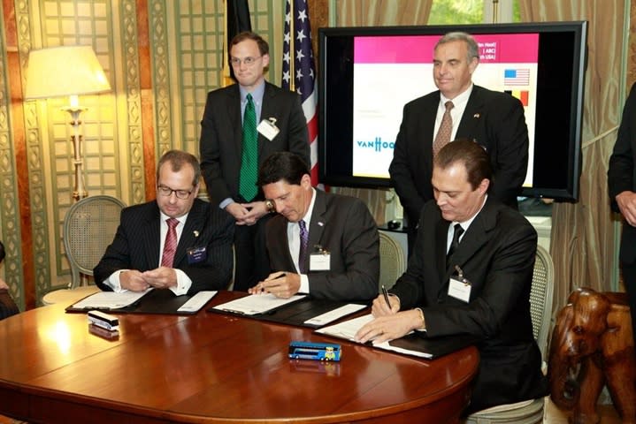 ABC, Van Hool, Coach USA participate in Belgian economic mission