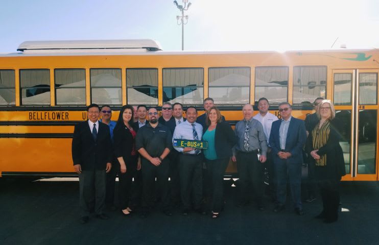 California District Unveils 2 Electric School Buses