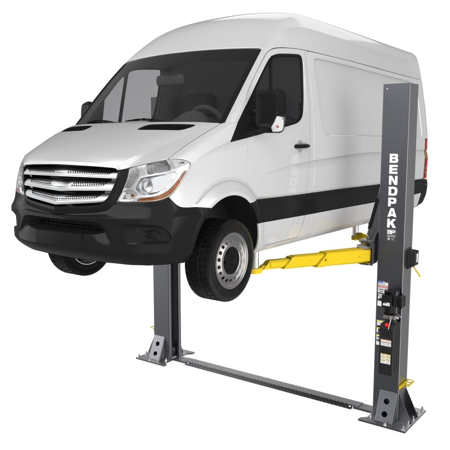 new BendPak lift for low clearance garages.