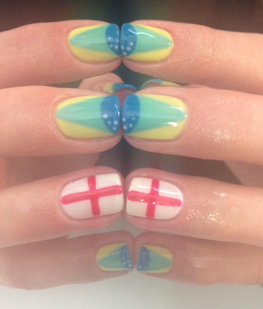World Cup 2014 Nail Art