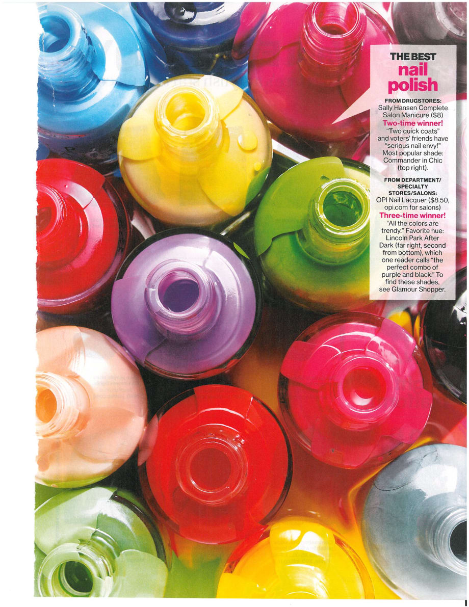 OPI Named Best Polish by <i>Glamour</i>