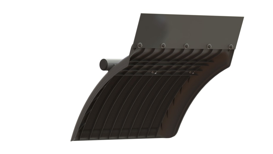 Lightweight Poly Fender with Anti-Spray