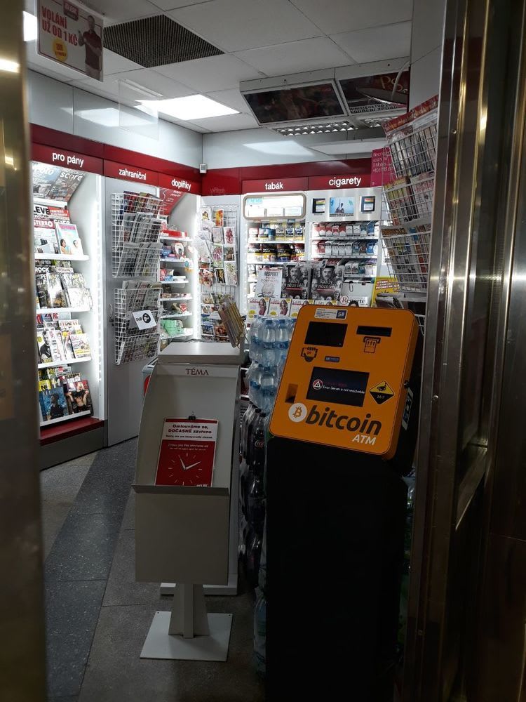 Prague subway installs ten new Bitcoin ATMs