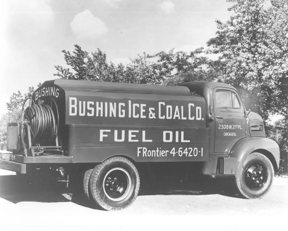 Time Capsule: Bushing Ice & Coal Co. Fuel Truck Circa 1950