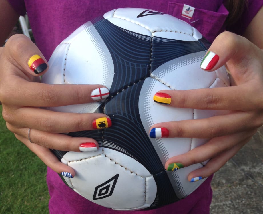 World Cup 2014 Nail Art