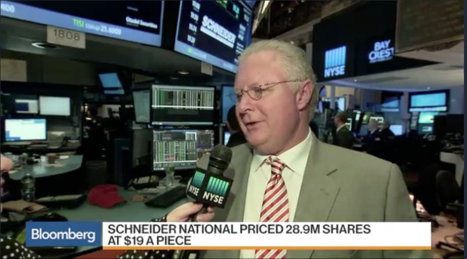 As Schneider Goes Public, Chief Exec Talks About Trucking Hot Topics