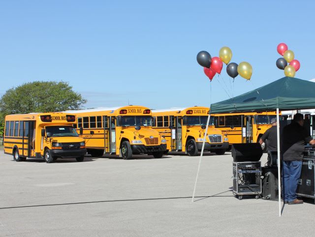 Texas Event Showcases Range of Blue Bird School Buses