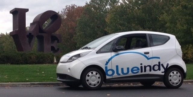 BlueIndy Launches at Indianapolis Airport