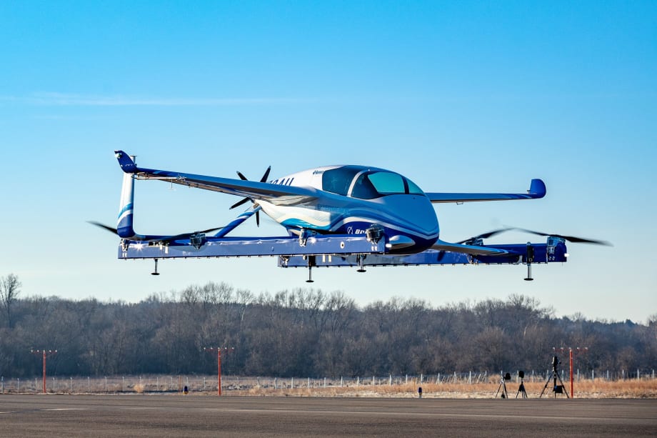 Boeing autonomous passenger air vehicle completes first flight