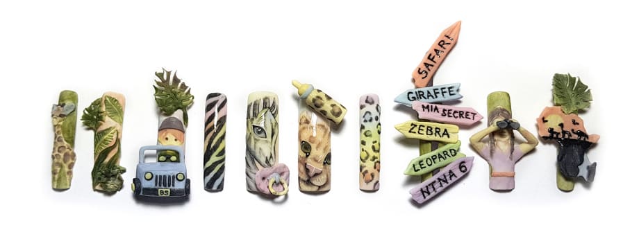 NTNA S.6 Challenge 2: Cake-Inspired Safari Nail Art (Bojana)