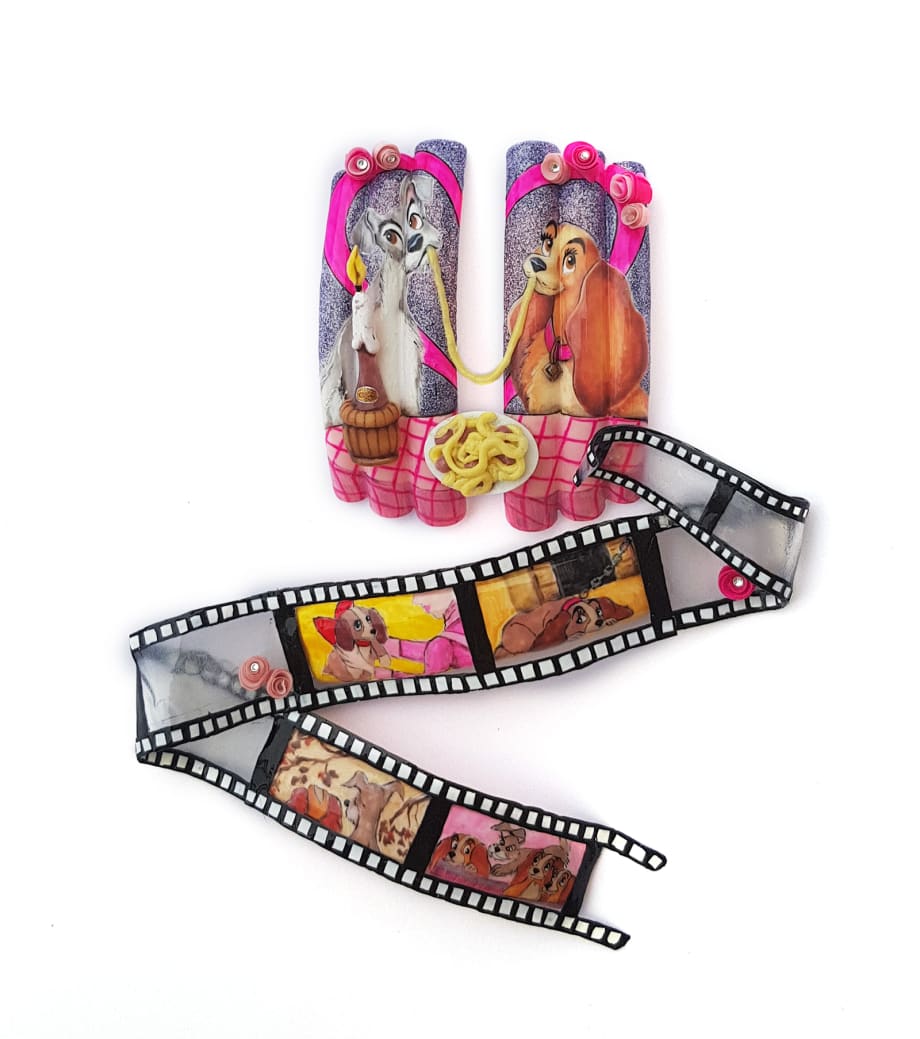 NTNA S.6 Challenge 4: Lady and the Tramp Nail Art (Bojana)