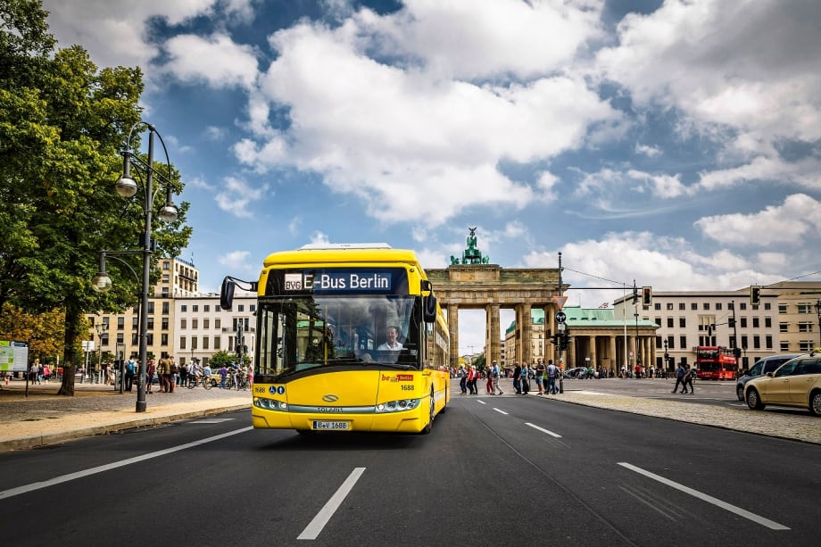 Berlin launches electric buses equipped with Bombardier charging system