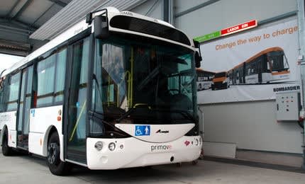 German bus system  to test Bombardier electric charging tech