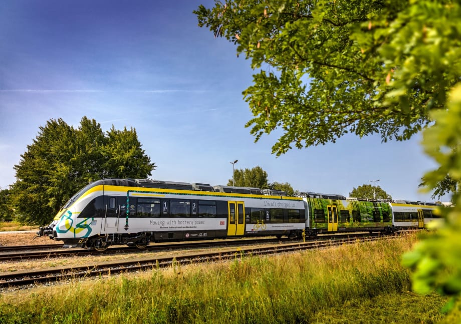 Bombardier unveils battery-operated, emission-free train