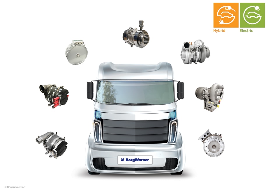 BorgWarner Talks Hybrids, Electric Trucks at NACV Show