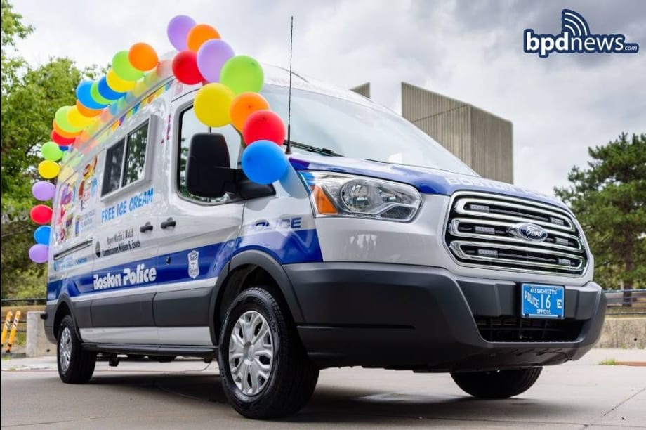 Boston Police Adds Ice Cream Truck to Fleet