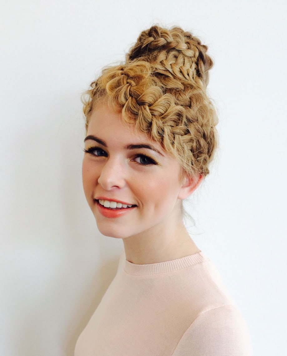 HOW-TO: A Deconstructed Braided Ballerina Bun