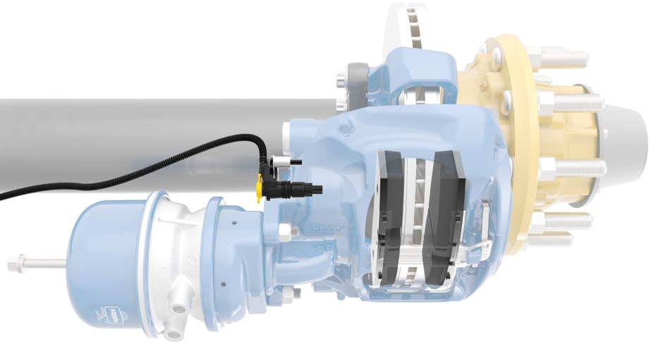 Diagram of SAF Holland BrakeSight