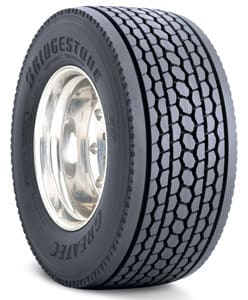 Bridgestone's New Greatec Wide Base Drive Radial