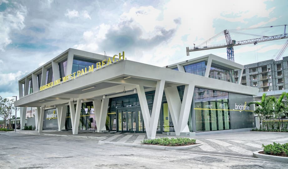 Brightline unveils West Palm Beach station