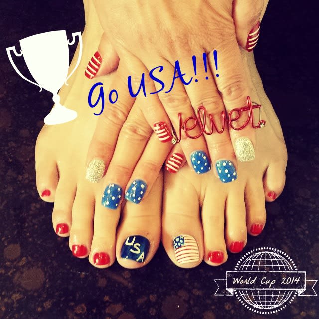 World Cup 2014 Nail Art