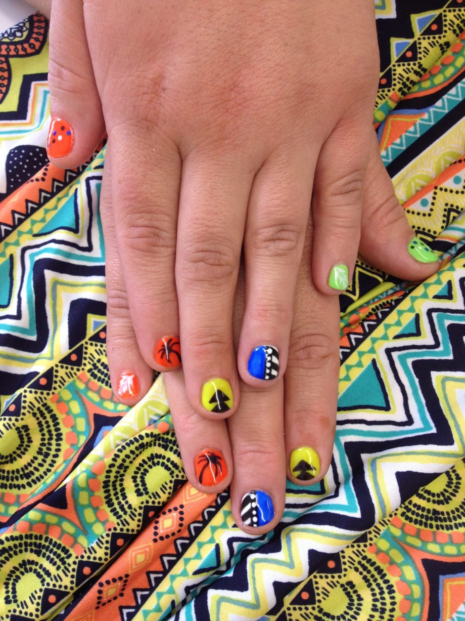 Music Festival Nail Art