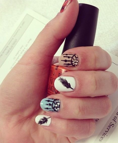 Music Festival Nail Art