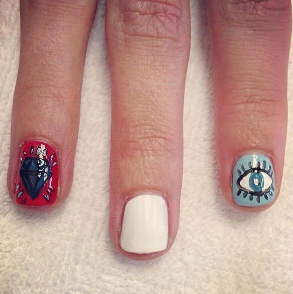 Music Festival Nail Art