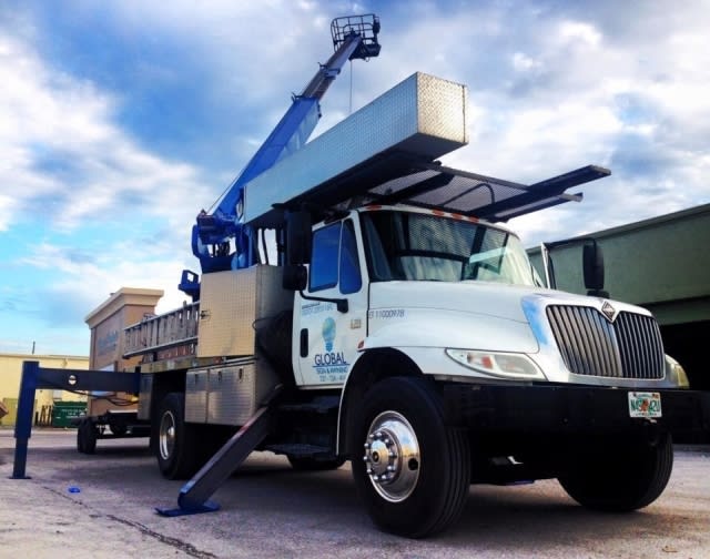 Global Sign & Awning Grows Bucket Truck Business
