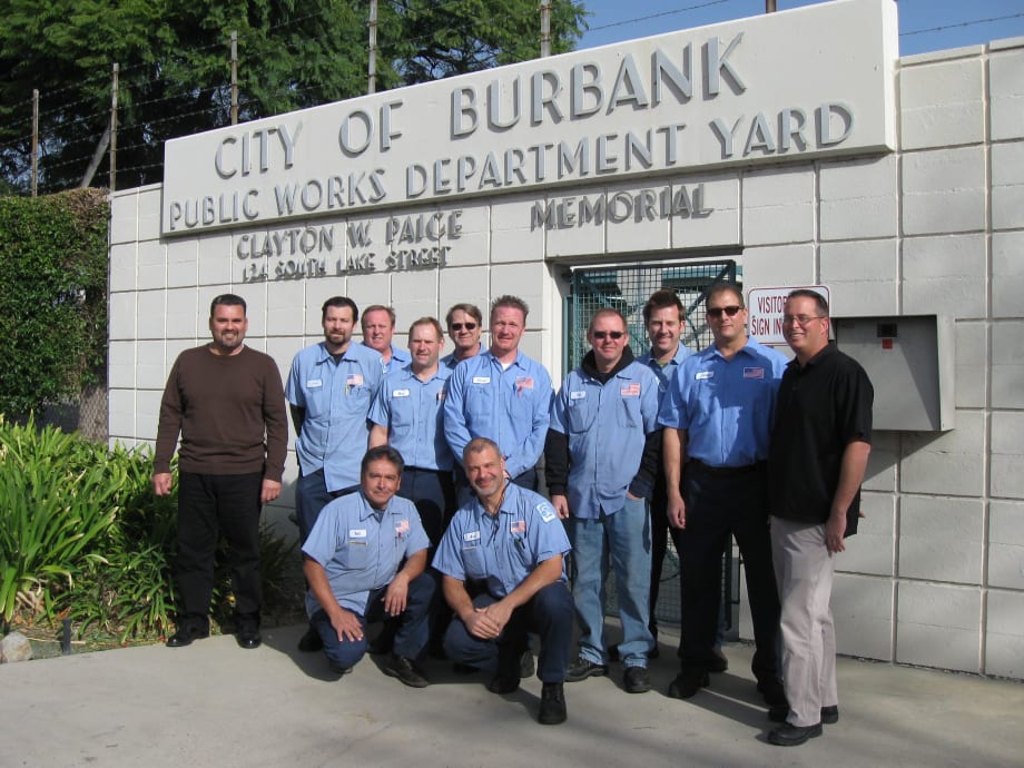 Burbank Public Works Fleet Technicians Pitch in to Attain Blue Seal of Excellence