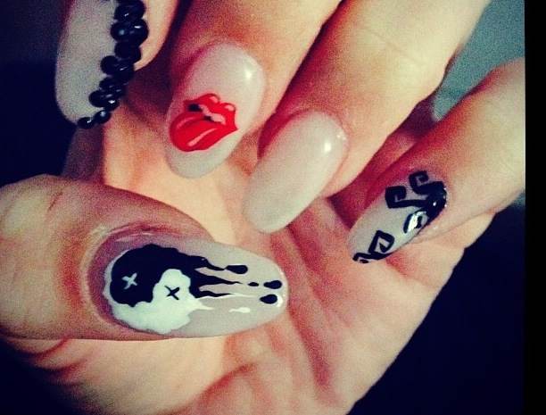 Music Festival Nail Art