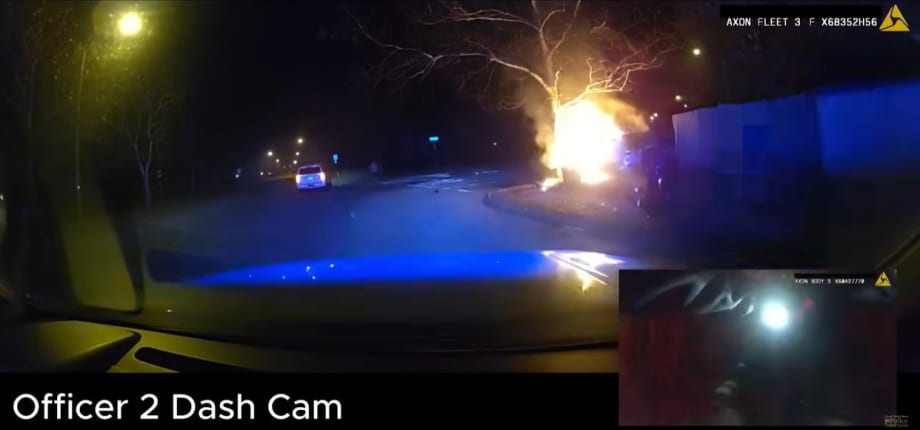 Video: Virginia Officers Save Driver from Burning Vehicle