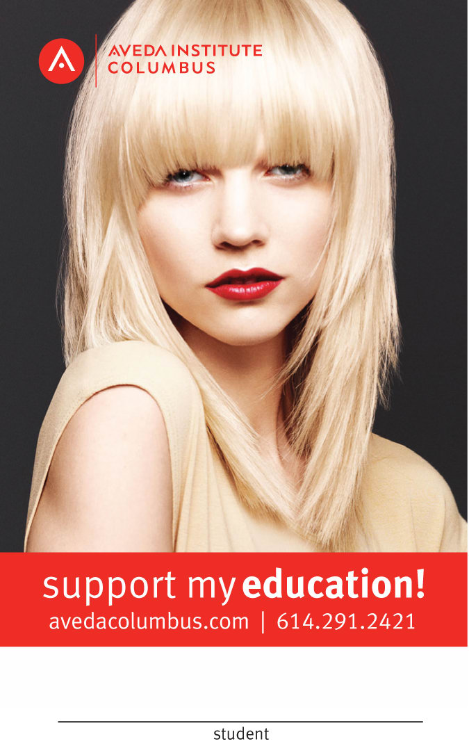 STAMP 2016: Nurtur Aveda Institutes' Business Cards
