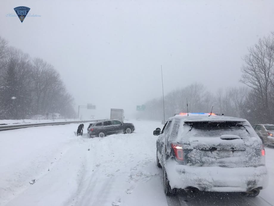 Mass. State Police Offers Winter Driving Advice