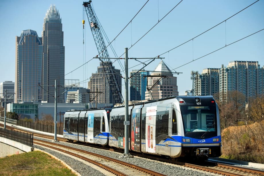 Charlotte's new light rail extension increases rail ridership by 48%